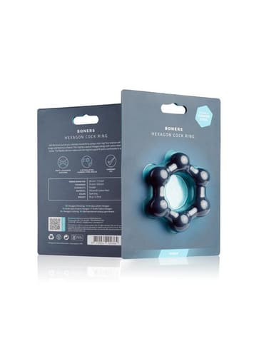 Sexleketøy for menn - Boners ereksjonsring Hexagon - bilde 3