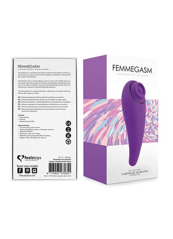 Sexleketøy for henne - FemmeGasm klitorisstimulator lilla - bilde 11