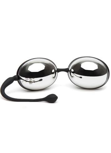 Sexleketøy for henne - Fifty Shades vaginakuler silver  67 gram - bilde 1
