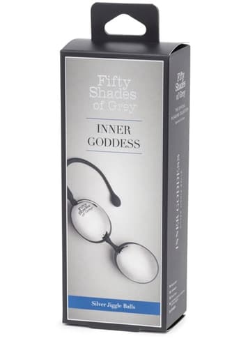 Sexleketøy for henne - Fifty Shades vaginakuler silver  67 gram - bilde 5