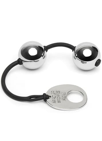 Sexleketøy for henne - Fifty Shades vaginakuler metall 221 gram - bilde 1
