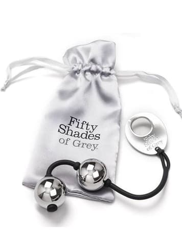 Sexleketøy for henne - Fifty Shades vaginakuler metall 221 gram - bilde 2