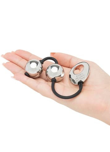 Sexleketøy for henne - Fifty Shades vaginakuler metall 221 gram - bilde 3