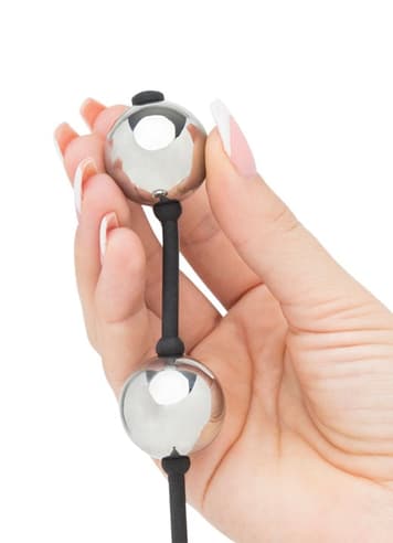 Sexleketøy for henne - Fifty Shades vaginakuler metall 221 gram - bilde 4