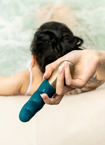 Sexleketøy for henne - Fun Pulsator Stronic Petite blå - bilde 7