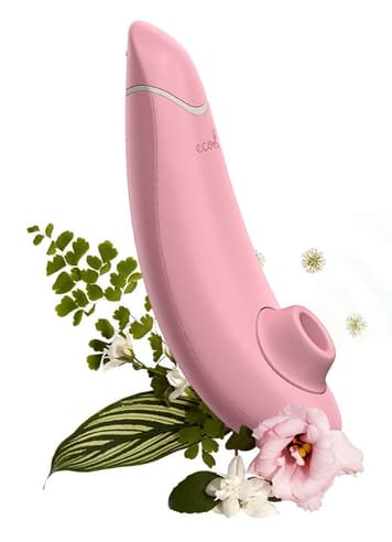 Rosa womanizer Eco med blomster rundt 7