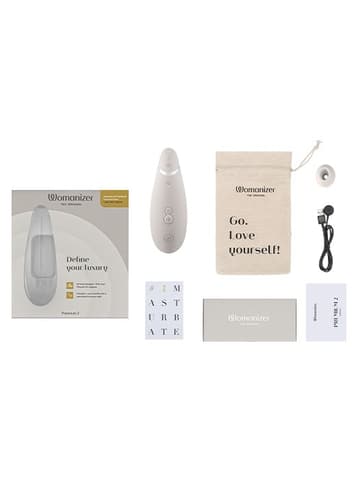 Sexleketøy for henne - Womanizer Premium 2 lysegrå - bilde 15