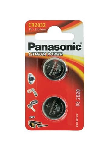 Tilbehør - Batterier Panasonic CR2032 2 pk - bilde 1
