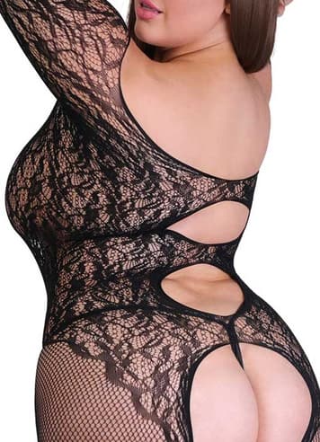 Sexy undertøy - Fifty Shades catsuit Plus Size Curve - bilde 4