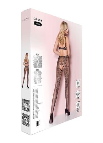 Sexy undertøy - Catsuit Casmir 02 sort - bilde 3