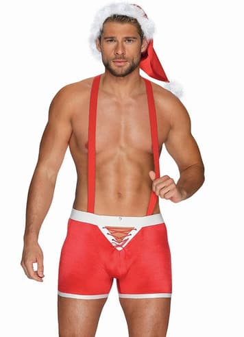 Sexy undertøy - Julekostyme for menn Mr.Claus S/M - bilde 1