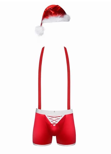 Sexy undertøy - Julekostyme for menn Mr.Claus S/M - bilde 4