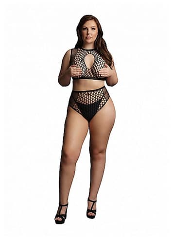 Sexy undertøy - Undertøysett Le Desir Key-Hole Plus Size - bilde 1