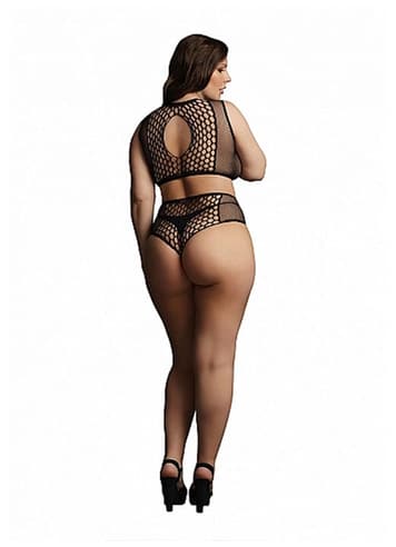 Sexy undertøy - Undertøysett Le Desir Key-Hole Plus Size - bilde 3