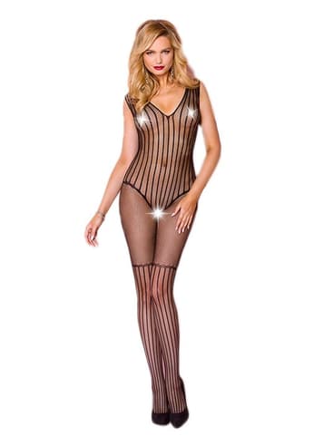 Sexy undertøy - Catsuit Casmir 06 sort - bilde 1