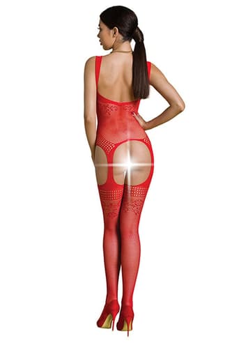 Sexy undertøy - Catsuit Passion Eco 08 rød - bilde 2