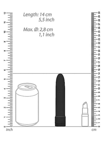 Vibrator - Minivibrator miljøvennlig sort - bilde 3