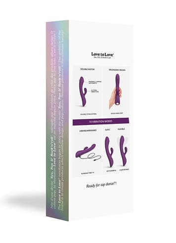 Vibrator - Rabbitvibrator Bunny and Clyde lilla - bilde 13