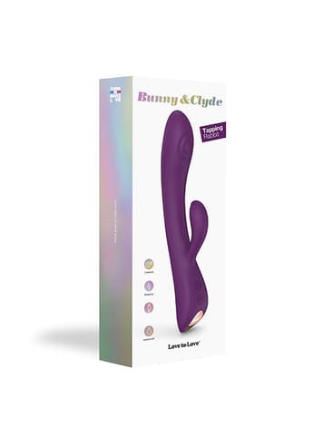Vibrator - Rabbitvibrator Bunny and Clyde lilla - bilde 12