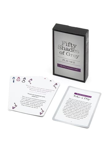 Frekke sexleketøy - Fifty Shades Talk Dirty kort Play Nice - bilde 1