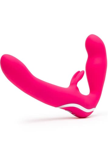 Vibrator - Strap on stroppeløs Happy Rabbit - bilde 1