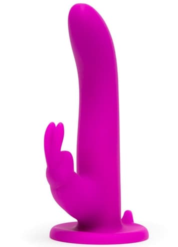 Frekke sexleketøy - Strap on rabbitvibrator Happy Rabbit - bilde 2