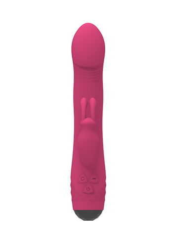 Vibrator - Rabbitvibrator Three motors roating rosa - bilde 2