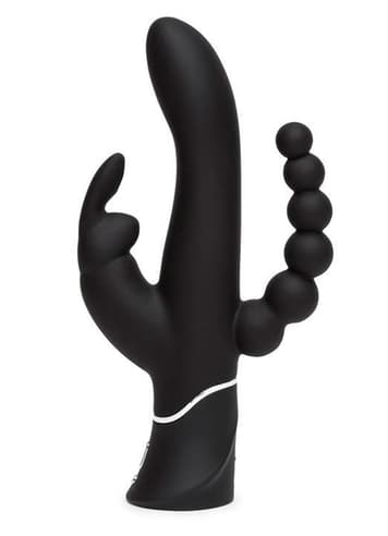 Sexleketøy for henne - Rabbitvibrator Happy Rabbit Triple - bilde 2