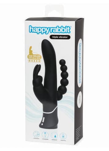 Sexleketøy for henne - Rabbitvibrator Happy Rabbit Triple - bilde 7