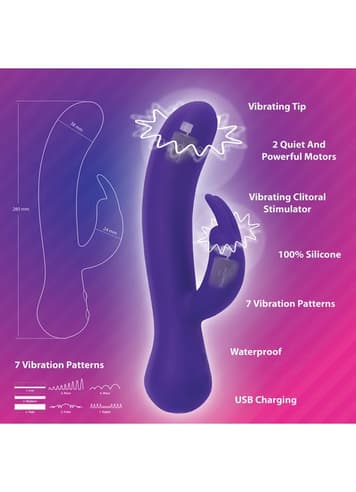 Vibrator - Rabbitvibrator Majestic Swan - bilde 3