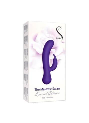 Vibrator - Rabbitvibrator Majestic Swan - bilde 4