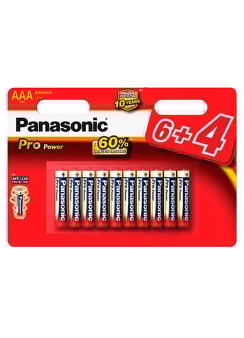 Tilbehør - Panasonic AAA-batterier 10pk - bilde 1