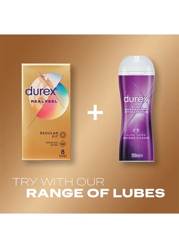Kondomer - Kondomer Durex Real Feel 8 pk - bilde 2