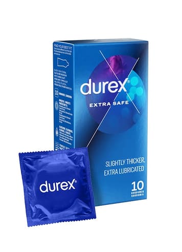 Kondomer - Kondomer Durex Extra safe 10 pk - bilde 1