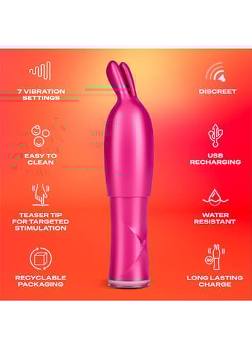 Sexleketøy for henne - Klitorisvibrator Durex Tease & vibe 2in1 - bilde 10