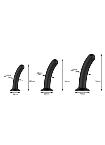 Sexleketøy for henne - Nexus Dilator Set Silicone Anal Dildos - bilde 4