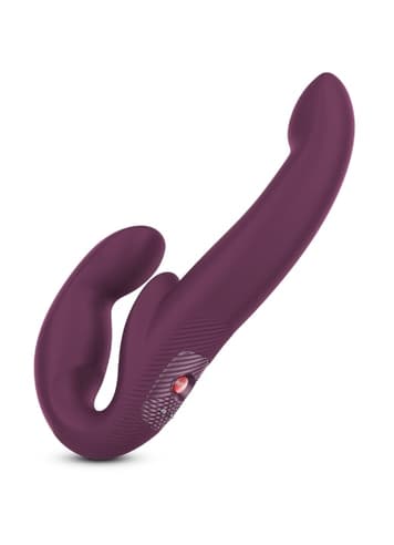 Frekke sexleketøy - Fun Share vibe pro strap-on vibrator - bilde 2