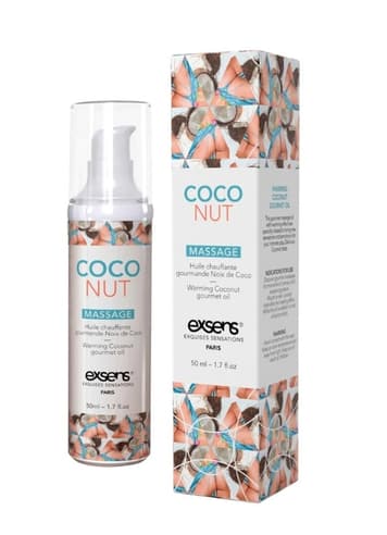Massasjeolje - Exsens Coconut massasjeolje varmende - bilde 1