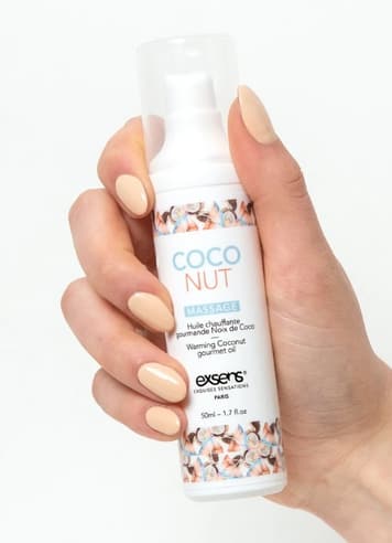 Massasjeolje - Exsens Coconut massasjeolje varmende - bilde 2