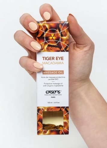 Massasjeolje - Exsens Tiger eye macadamia massasjeolje - bilde 3