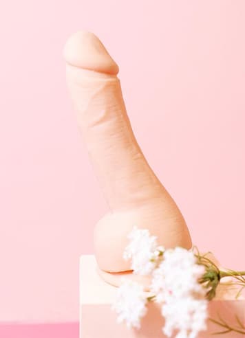 Dildo - Dildo med baller Realistic 15 cm - bilde 2