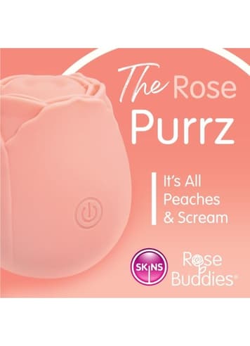 Sexleketøy for henne - Rose Buddies Purrz fersken vibrator - bilde 7