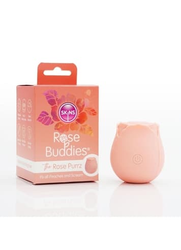 Sexleketøy for henne - Rose Buddies Purrz fersken vibrator - bilde 9