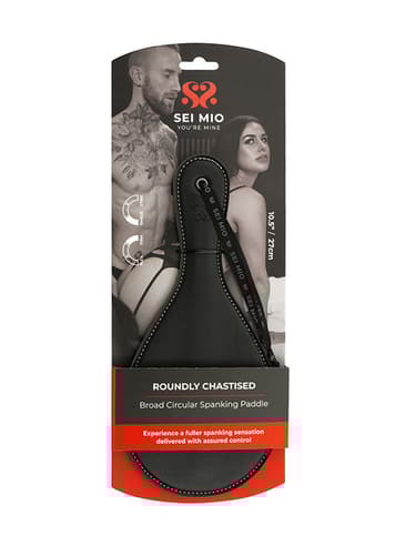 Frekke sexleketøy - SEI-MIO - Roundly Chastised Broad Circular Spanking Paddle - bilde 3