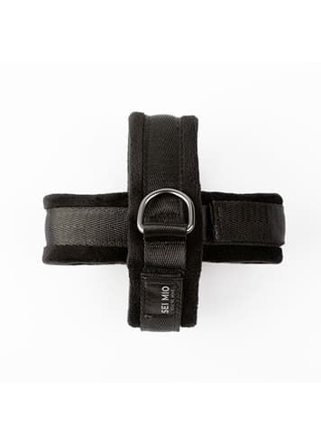 Frekke sexleketøy - SEI-MIO - Cross Purposes Unique Over-Wrap Cross Cuff Restrai - bilde 2