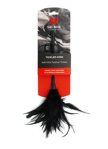 Frekke sexleketøy - SEI-MIO - Tickled Kink Soft Mini Feather Tickler - bilde 2