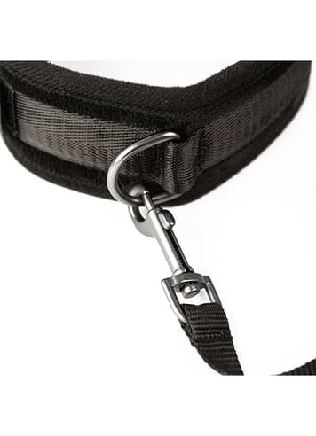 Frekke sexleketøy - SEI-MIO - Take the Lead Padded Neck Collar and Leash - bilde 5