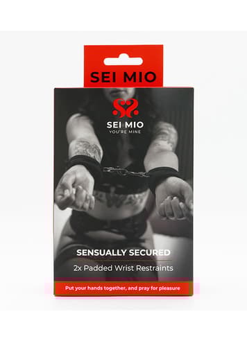 Frekke sexleketøy - SEI-MIO - Sensually Secured Velvet Handcuffs - bilde 4