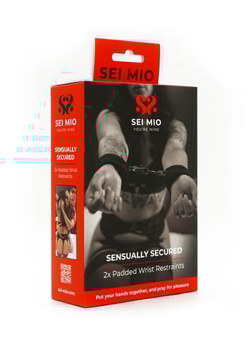 Frekke sexleketøy - SEI-MIO - Sensually Secured Velvet Handcuffs - bilde 3