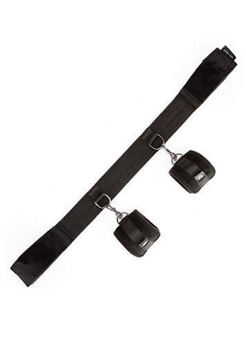 Frekke sexleketøy - SEI-MIO - Spread the Love Ankle Spreader Bar with Wrist Cuff - bilde 1